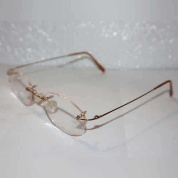 Charmant Vintage Rimless Frames Glasses titanium - Picture 8 of 15